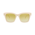 Alexander McQueen Square-Frame Recycled Acetate Sunglasses — Cream