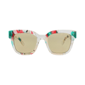 Gucci Square-Frame Recycled Acetate Sunglasses — Multi-Color