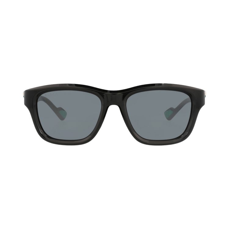 Gucci Square-Frame Injection Sunglasses — Black