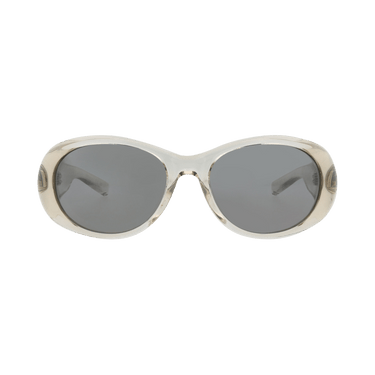 Saint Laurent Round-Frame Bio Injection Sunglasses — Tan