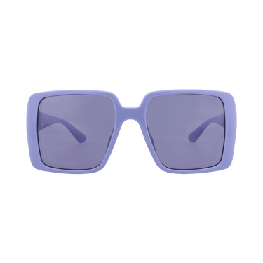 Gucci Square-Frame Injection Sunglasses — Purple