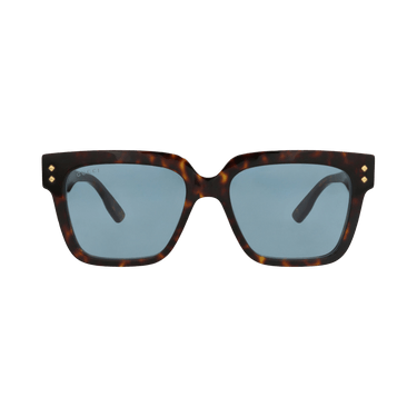 Gucci Square-Frame Acetate Sunglasses — Brown