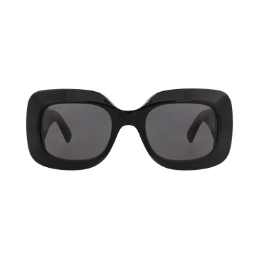 Gucci Square-Frame Recycled Acetate Sunglasses — Black