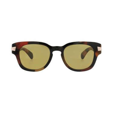Gucci Round-Frame Recycled Acetate Sunglasses — Brown