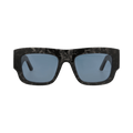 Alexander McQueen Square-Frame Recycled Acetate Sunglasses — Brown