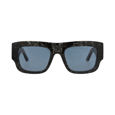 Alexander McQueen Square-Frame Recycled Acetate Sunglasses — Brown