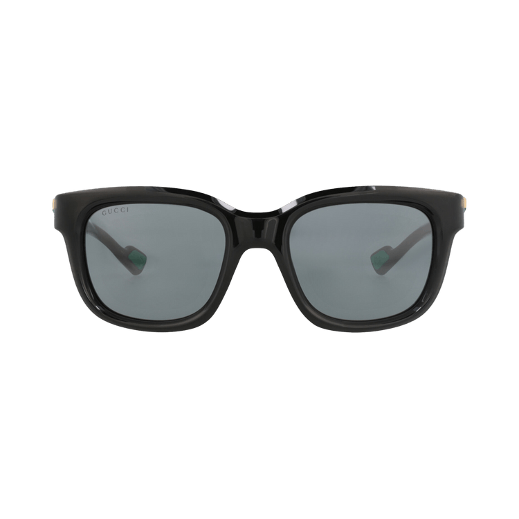 Gucci Square-Frame Injection Sunglasses — Black
