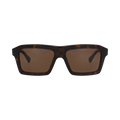 Bottega Veneta Square-Frame Recycled Acetate Sunglasses — Brown