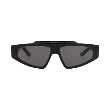 Gucci Square-Frame Recycled Acetate Sunglasses — Black