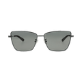 Bottega Veneta Square-Frame Metal Sunglasses — Silver
