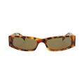 Gucci Square-Frame Recycled Acetate Sunglasses — Brown