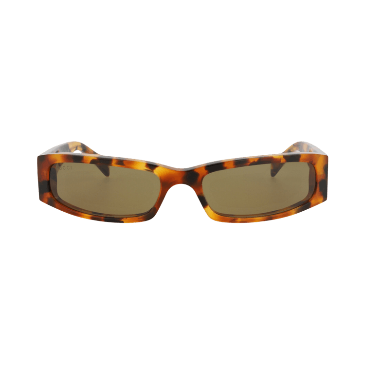 Gucci Square-Frame Recycled Acetate Sunglasses — Brown