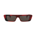 Gucci Square-Frame Recycled Acetate Sunglasses — Red
