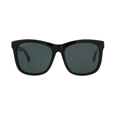 Gucci Square-Frame Acetate Sunglasses — Black