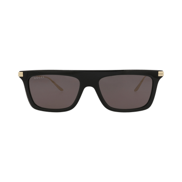 Gucci Square-Frame Recycled Acetate Sunglasses — Black