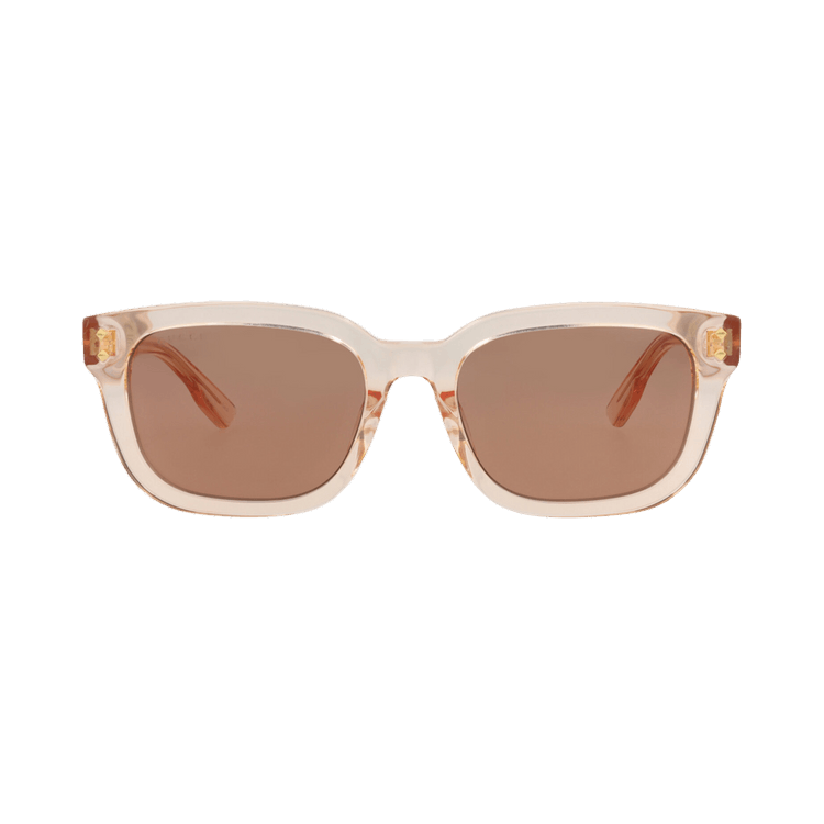 Gucci Square-Frame Recycled Acetate Sunglasses — Orange