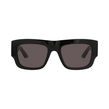 Alexander McQueen Square-Frame Recycled Acetate Sunglasses — Black