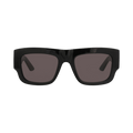 Alexander McQueen Square-Frame Recycled Acetate Sunglasses — Black