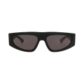 Bottega Veneta Square-Frame Recycled Acetate Sunglasses — Black