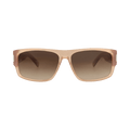 Saint Laurent Square-Frame Recycled Acetate Sunglasses — Orange