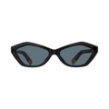 Linda Farrow x Jacquemus Bambino Angular Sunglasses — Black