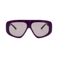 Linda Farrow x The Attico Milano Sunglasses — Purple