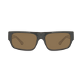 Linda Farrow x Dries Van Noten Rectangular Sunglasses — Grey