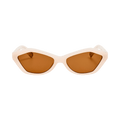 Linda Farrow x Jacquemus Bambino Sunglasses — White