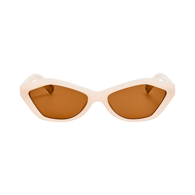 Linda Farrow x Jacquemus Bambino Sunglasses — White