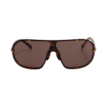 Linda Farrow x Dries Van Noten Aviator Sunglasses — Gold
