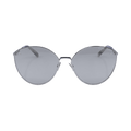 Bottega Veneta Cat Eye Sunglasses — Silver