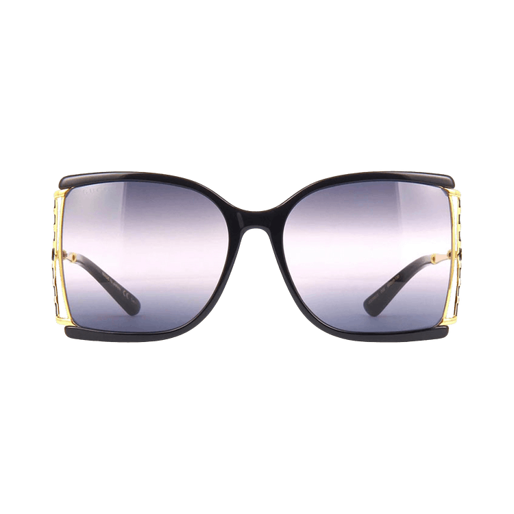 Gucci Square Sunglasses — Black
