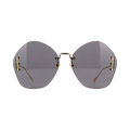 Gucci Geometric Sunglasses — Gold