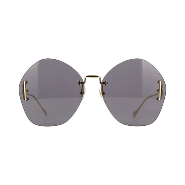 Gucci Geometric Sunglasses — Gold