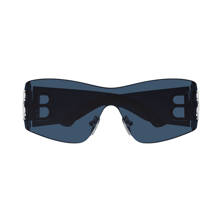 Balenciaga Rectangle Sunglasses — Blue