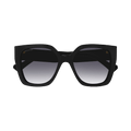 Gucci Square Sunglasses — Black
