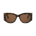 Dior Nuit Square Sunglasses — Brown