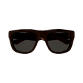 Bottega Veneta Square Sunglasses — Brown