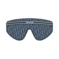 Dior Club Shield Sunglasses — Blue