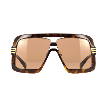 Gucci Aviator Sunglasses — Brown