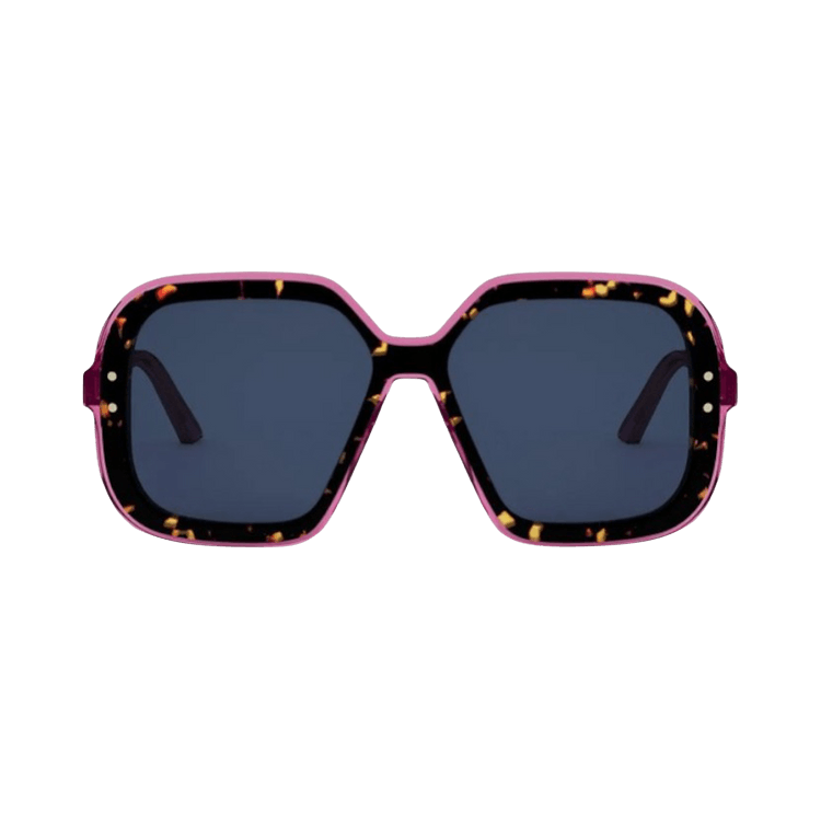 Dior Highlight Square Sunglasses — Blue