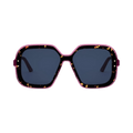 Dior Highlight Square Sunglasses — Blue