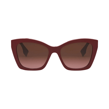 Fendi Square Sunglasses — Red