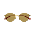Bottega Veneta Browline Sunglasses — Brown