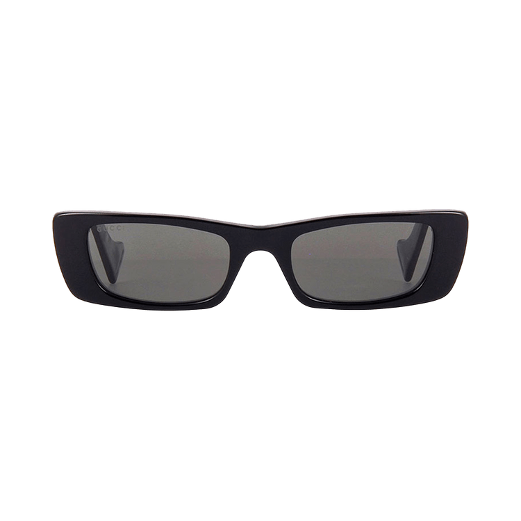 Gucci Rectangle Sunglasses — Black