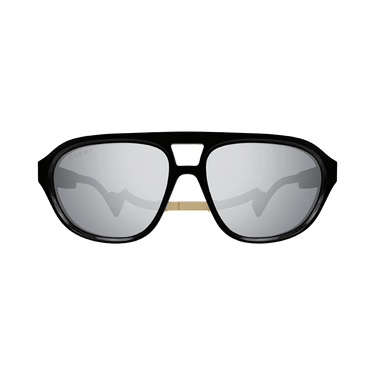 Gucci Aviator Sunglasses — Black
