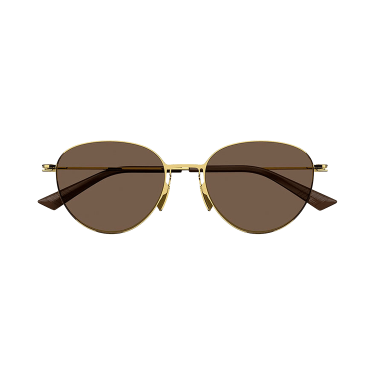 Bottega Veneta Browline Sunglasses — Brown