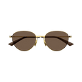 Bottega Veneta Browline Sunglasses — Brown