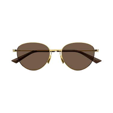 Bottega Veneta Browline Sunglasses — Brown