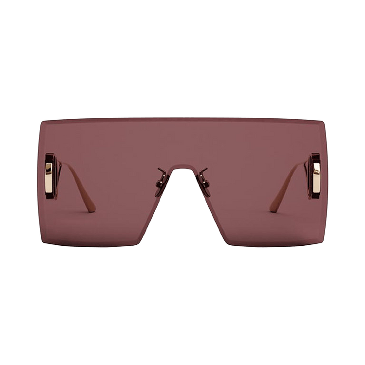 Dior Montaigne Shield Sunglasses — Gold